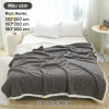LUMOO Chăn lông cừu 1m8×2m - Chăn văn phòng làm ấm nhanh mùa đông, 169.000₫ 9