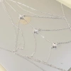 LUNANOV Bust Chain kim cương giả Multi-Layer Silver Body Chain - Phụ kiện bikini gợi cảm, giảm còn 63.910đ 6