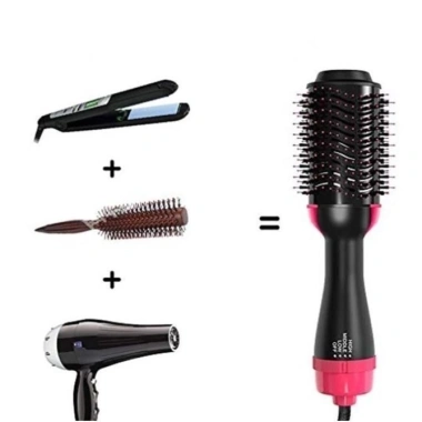 Lược Điện Sấy Phồng 3in1 HGHOME - Tạo Kiểu Đa Năng, Phù Hợp Mọi Loại Tóc, 142.000₫