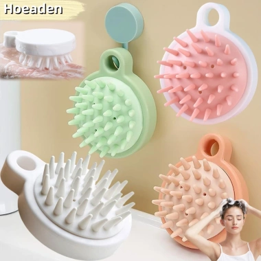 Lược Massage Silicone Hoeaden - Dầu Gội Đầu, Rửa Tóc, Dụng Cụ Tắm Đa Năng, Giá ưu đãi 34,452 VND