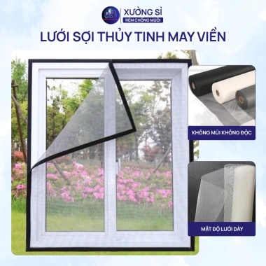 Lưới Chống Muỗi Cửa Sổ WINDOWBLINDS Dán Tự Dính – Sợi Thủy Tinh Bền Đẹp, Ngăn Muỗi Hiệu Quả, Dễ Lắp 3