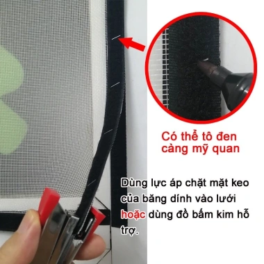 Lưới Chống Muỗi Cửa Sổ WINDOWBLINDS Dán Tự Dính – Sợi Thủy Tinh Bền Đẹp, Ngăn Muỗi Hiệu Quả, Dễ Lắp 4