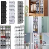 Lưới treo tường 12/24 - Giá để đồ trong suốt, sắp xếp giày, túi đựng đồ, tủ quần áo đa năng (MỚI) 2