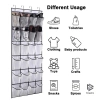 Lưới treo tường 12/24 - Giá để đồ trong suốt, sắp xếp giày, túi đựng đồ, tủ quần áo đa năng (MỚI) 4