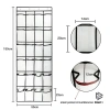 Lưới treo tường 12/24 - Giá để đồ trong suốt, sắp xếp giày, túi đựng đồ, tủ quần áo đa năng (MỚI) 6