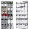 Lưới treo tường 12/24 - Giá để đồ trong suốt, sắp xếp giày, túi đựng đồ, tủ quần áo đa năng (MỚI) 7