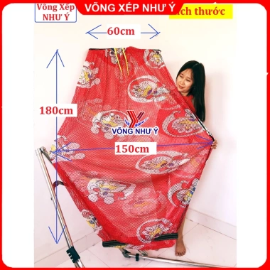 Lưới võng Đôrêmon cỡ đại cán thép A60 dày rộng cho người lớn giá ưu đãi 137k 5
