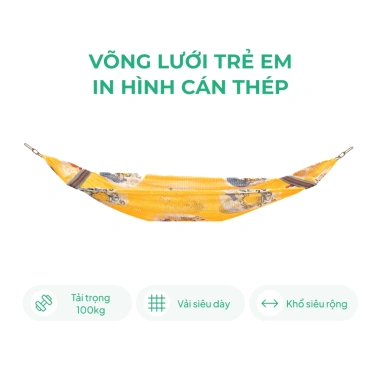 Lưới võng em bé cán thép siêu êm, siêu yêu Lâm Tùng – Giá 94.000₫, không khung