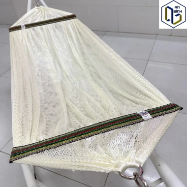 Lưới Võng Mini Bé Không Khung An Bình Chất Liệu Xuất Khẩu Móc Xích Lớn Chịu Tải 200Kg Giá Ưu Đãi 110.500 VND