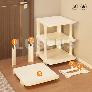 LUS kệ giày nhựa 3-10 tầng đa năng, gấp gọn, dung lượng lớn - chỉ 50.000₫ 8