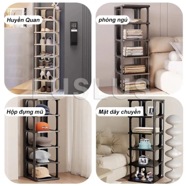 LUS kệ giày nhựa 3-10 tầng đa năng, gấp gọn, dung lượng lớn - chỉ 50.000₫ 9