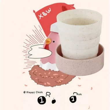 Ly Cốc Gấp Gọn Uống Nước Lúa Mạch Cho Du Lịch và Dã Ngoại - Giá 33.600 VND