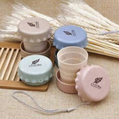 Ly Cốc Gấp Gọn Uống Nước Lúa Mạch Cho Du Lịch và Dã Ngoại - Giá 33.600 VND