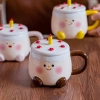 Ly cốc sứ 400ml dễ thương không kèm muỗng - Quà tặng sinh nhật gốm, giảm giá 112.000 6