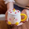 Ly cốc sứ 400ml dễ thương không kèm muỗng - Quà tặng sinh nhật gốm, giảm giá 112.000 7