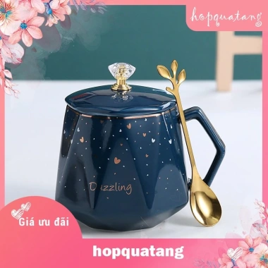 Ly Cốc Sứ Cặp Đôi 2 Cái - Quà Tặng Người Yêu, Bạn Bè, Gái Trai Kèm Hộp Quà Sang Trọng, Giá Ưu Đãi 112.000 VND