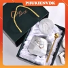 Ly cốc sứ đôi Forever Love - Quà tặng ý nghĩa cho bạn gái, bạn trai, người yêu, giá ưu đãi 91.000đ 2