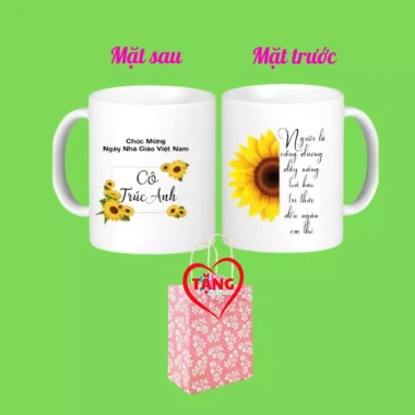 Ly & Cốc Sứ Quà Tặng Thầy Cô 20/11, 20/10, Phụ Nữ, Kèm Túi Giấy - 80.000₫ 3