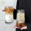 Ly cốc thủy tinh dáng tháp họa tiết kim cương lượn sóng 480-500ml cho sinh tố và nước ép - Giá chỉ 26.000 VND 6