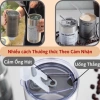 Ly Giữ Nhiệt Americano Inox 304 600ml Đúc Liền Cao Cấp, Nắp Đậy và Ống Hút Tặng 6