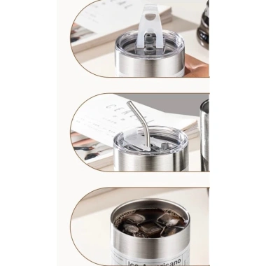 Ly giữ nhiệt inox 304 Iced Americano Melli 300/600ml – Không gỉ, kèm ống hút, hàng sẵn giao nhanh 2h, chỉ 45.000₫ 9