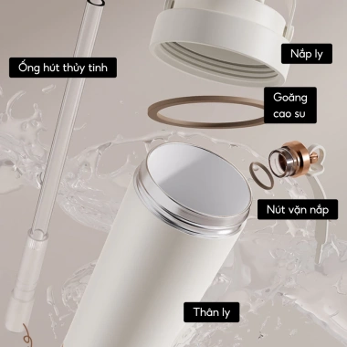 Ly giữ nhiệt khắc tên 84HYDRO Elegant 500ml-750ml, lõi tráng sứ, giữ nhiệt 8-12h, cao cấp, giảm còn 277.5k