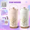 Ly giữ nhiệt Lily inox 316 lõi tráng sứ 500ml Fan House khắc tên theo yêu cầu - Giá ưu đãi 210.699 VND