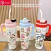 Ly giữ nhiệt nam nữ dung tích lớn, ống hút, đá giữ lạnh du lịch - 185.000₫