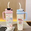Ly giữ nhiệt nam nữ dung tích lớn, ống hút, đá giữ lạnh du lịch - 185.000₫ 6