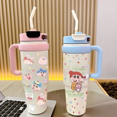 Ly giữ nhiệt nam nữ dung tích lớn, ống hút, đá giữ lạnh du lịch - 185.000₫ 6