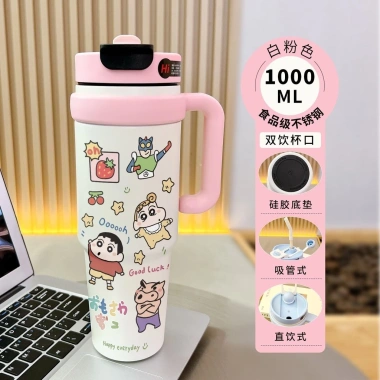 Ly giữ nhiệt nam nữ dung tích lớn, ống hút, đá giữ lạnh du lịch - 185.000₫ 8