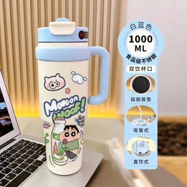 Ly giữ nhiệt nam nữ dung tích lớn, ống hút, đá giữ lạnh du lịch - 185.000₫ 10