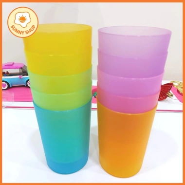 Ly nhựa màu sắc đa dạng picnic, bộ 10 chiếc - Giá 68.500đ, giảm mạnh 3