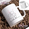Ly Sứ Cặp Đôi Valentine 14/2 - Quà Tặng Lãng Mạn, Cốc Uống Nước Decor Xinh Giá 20.000 VND