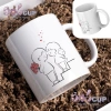 Ly Sứ Cặp Đôi Valentine 14/2 - Quà Tặng Lãng Mạn, Cốc Uống Nước Decor Xinh Giá 20.000 VND 3