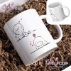 Ly Sứ Cặp Đôi Valentine 14/2 - Quà Tặng Lãng Mạn, Cốc Uống Nước Decor Xinh Giá 20.000 VND 7