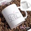 Ly Sứ Cặp Đôi Valentine 14/2 - Quà Tặng Lãng Mạn, Cốc Uống Nước Decor Xinh Giá 20.000 VND 8