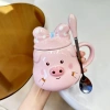 Ly sứ heo hồng 400ml - Quà sinh nhật tinh tế cho bạn gái, bạn thân, giá ưu đãi 80.028 VND 6