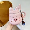 Ly sứ heo hồng dễ thương 400ml: Quà sinh nhật, quà tặng bạn gái, bạn thân 10