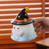 Ly sứ hình me nón phù thủy, cốc trà cà phê có nắp - quà tặng cute, giảm 112k 7