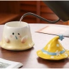 Ly sứ hình me nón phù thủy, cốc trà cà phê có nắp - quà tặng cute, giảm 112k 9