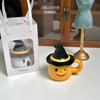Ly sứ nắp quà tặng độc lạ dễ thương, kèm túi giấy - Chỉ 145.000đ 3