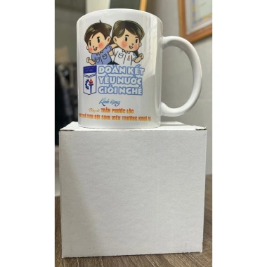 Ly sứ quà tặng thiết kế theo yêu cầu - Giá ưu đãi 55.000 VNĐ, chất liệu cao cấp, in cá nhân hoá