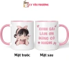 Ly sứ Xinh Gái Đừng Khùm Quà tặng bạn gái hài hước giá 69.000 VNĐ 3