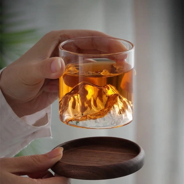 Ly Thủy Tinh 3D Hình Núi Phú Sỹ Độc Đáo - Uống Trà, Cà Phê, Cocktail 25.200 VNĐ