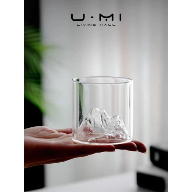 Ly Thủy Tinh 3D Hình Núi Phú Sỹ Độc Đáo - Uống Trà, Cà Phê, Cocktail 25.200 VNĐ