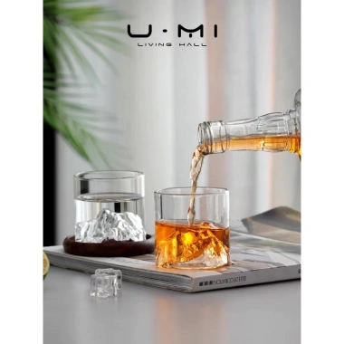 Ly Thủy Tinh 3D Hình Núi Phú Sỹ Độc Đáo - Uống Trà, Cà Phê, Cocktail 25.200 VNĐ
