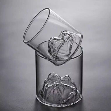 Ly Thủy Tinh 3D Hình Núi Phú Sỹ Độc Đáo - Uống Trà Cà Phê Cocktail Giá 25.900₫ 9