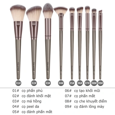MAANGE Bộ cọ trang điểm chuyên nghiệp 9 cây da cao cấp kèm hộp bảo quản - Giá giảm 59.000₫ 7 MAANGE Bộ cọ trang điểm chuyên nghiệp 9 cây da cao cấp kèm hộp bảo quản - Giá giảm 59.000₫ 7