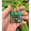 Mạch 2 cổng sạc dự phòng DIY dùng pin 18-21V đế quạt, LED, sạc nhanh điện thoại 10